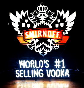 Smirnoff Worlds 1 Selling Vodka Neon Sign